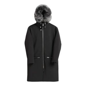 The Arrivals Halstrom Modular Lambskin Shearling Hood Zip Up Snow Parka Medium